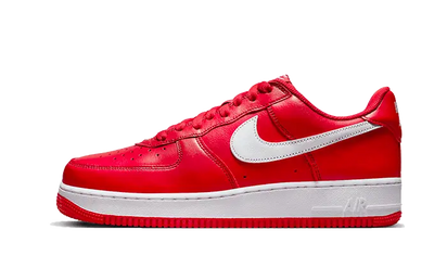 Nike Air Force 1 Low Retro Since ’82 University Red biały-czerwony - widok główny z boku | Saturaise.com