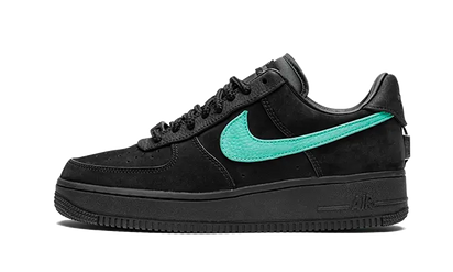 Nike Air Force 1 Low SP Tiffany And Co. turkusowo-czarny - widok główny z boku | Saturaise.com