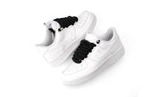 Nike Air Force 1 Low White Rope Laces Black - zdjęcie 2