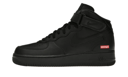 Nike Air Force 1 Mid Supreme Black - widok główny z boku - Streetwear