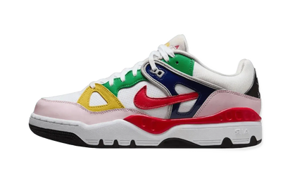 Nike Air Force 3 Low Nigo White Multi-Color biały-czerwony - widok główny z boku | Saturaise.com