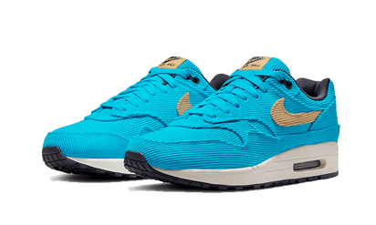 Kup oryginalne Air Max 1 Corduroy Baltic Blue FB8915-400 - widok z drugiego boku - Sneakersy