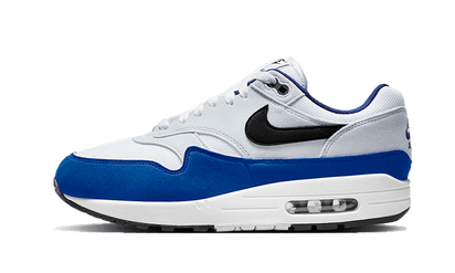 Nike Air Max 1 Deep Royal Blue czarno-niebieski - widok główny z boku | Saturaise.com