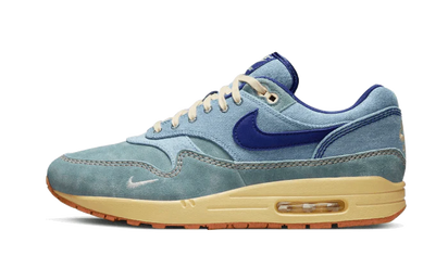 Yeezy Air Max 1 PRM Dirty Denim czarno-niebieski - widok główny z boku | Saturaise.com