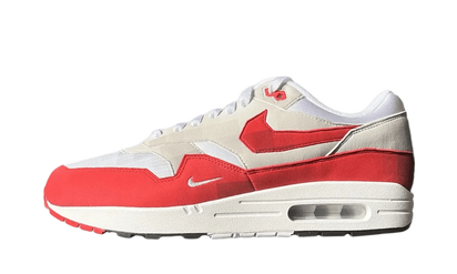 Nike Air Max 1 .SWOOSH Low Poly granatowo-biały - widok główny z boku | Saturaise.com