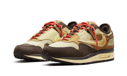 Kup oryginalne Air Max 1 Travis Scott Cactus Jack Baroque Brown DO9392-200 - widok z drugiego boku - Sneakersy