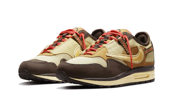 Air Max 1 Travis Scott Cactus Jack Baroque Brown - Kup oryginalne Air Max 1 Travis Scott Cactus Jack Baroque Brown DO9392-200 - widok z drugiego boku - Sneakersy