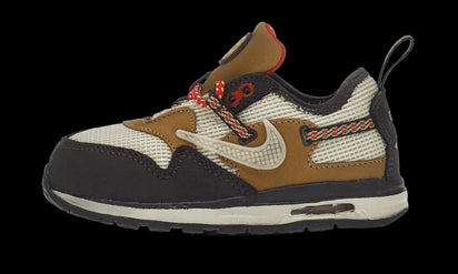 Nike Air Max 1 Travis Scott Cactus Jack Baroque Brown (TD) brązowo-biały - widok główny z boku | Saturaise.com