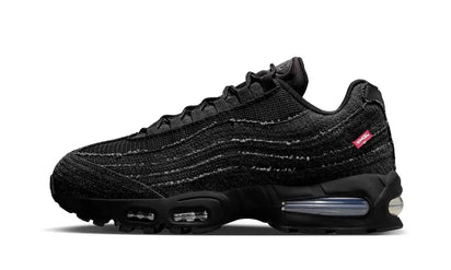 Yeezy Nike Air Max 95 OG Levis Black czerwono-czarny - widok główny z boku | Saturaise.com