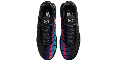 Buty Nike Air Max Plus Black Blue Red - widok z przodu - Rozmiary EU