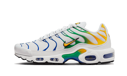 Nike Air Max Plus Brazil biały-niebieski - widok główny z boku | Saturaise.com