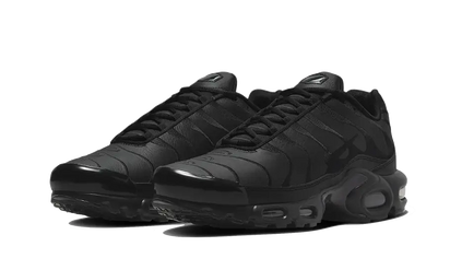 Kup oryginalne Air Max Plus Triple Black Leather AJ2029-001 - widok z drugiego boku - Sneakersy