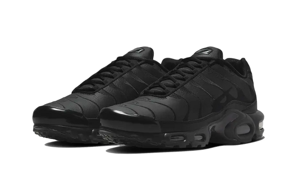 Air Max Plus Triple Black Leather - Kup oryginalne Air Max Plus Triple Black Leather AJ2029-001 - widok z drugiego boku - Sneakersy
