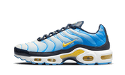 Nike Air Max Plus University Blue Topaz Gold niebiesko-biały - widok główny z boku | Saturaise.com