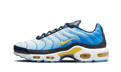 Nike Air Max Plus University Blue Topaz Gold niebiesko-biały - widok główny z boku | Saturaise.com