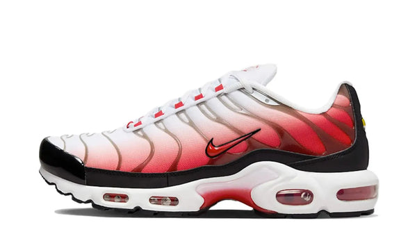 Air Max Plus White Black University Red