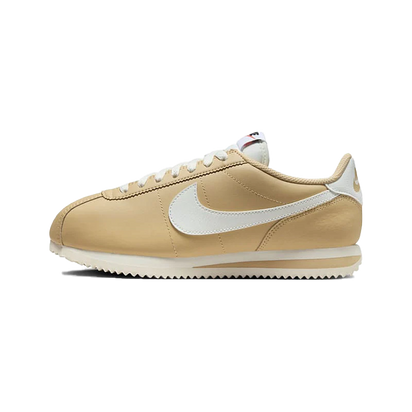 Nike Nike Cortez Leather Sesame Sail czarno-szary - widok główny z boku | Saturaise.com
