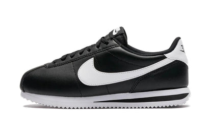 Nike Nike Cortez Leather Black White czarny-biały - widok główny z boku | Saturaise.com