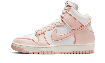 Nike Dunk High 1985 Arctic Orange czarny-biały - widok główny z boku | Saturaise.com