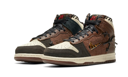 Kup oryginalne Dunk High Bodega Legend Fauna Brown - widok z drugiego boku - Sneakersy