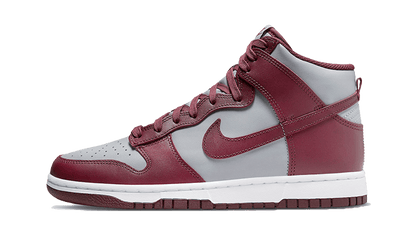 Nike Dunk High Dark Beetroot szary - widok główny z boku | Saturaise.com