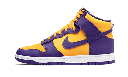 Nike Dunk High Lakers fioletowo-biały - widok główny z boku | Saturaise.com