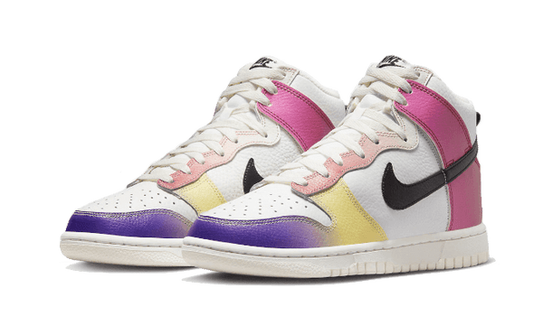 Dunk High Multi-Color Gradient - Kup oryginalne Dunk High Multi-Color Gradient - widok z drugiego boku - Sneakersy