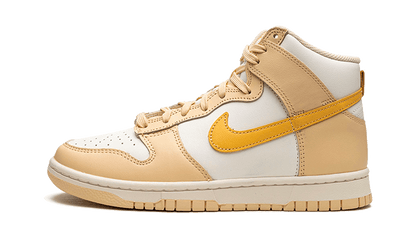 Nike Dunk High Pale Vanilla biały-beżowy - widok główny z boku | Saturaise.com