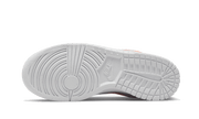Buty Nike Dunk Low 3D Swoosh White Grey - widok z przodu - Rozmiary EU