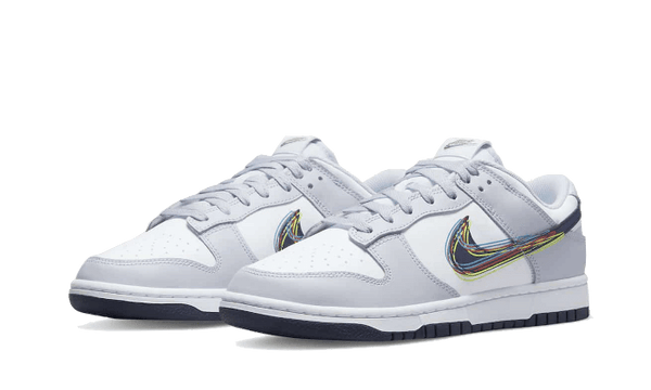 Dunk Low 3D Swoosh - Kup oryginalne Dunk Low 3D Swoosh DV6482-100 - widok z drugiego boku - Sneakersy