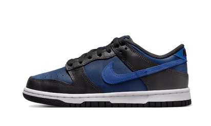 Nike Dunk Low Black Navy czarno-niebieski - widok główny z boku | Saturaise.com
