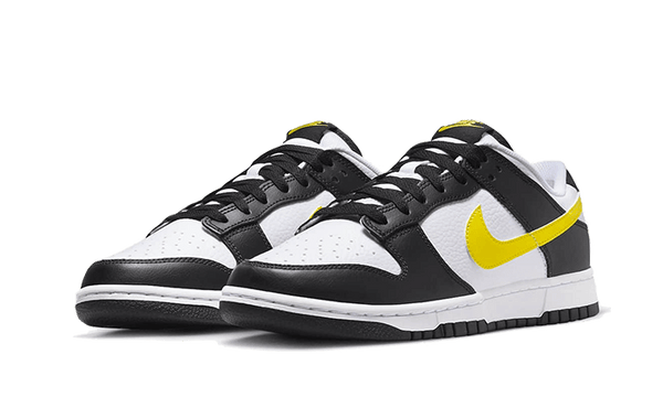Dunk Low Black Yellow White - Kup oryginalne Dunk Low Black Yellow White FQ2431-001 - widok z drugiego boku - Sneakersy