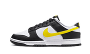 Nike Dunk Low Black Yellow White czarny-biały - widok główny z boku | Saturaise.com