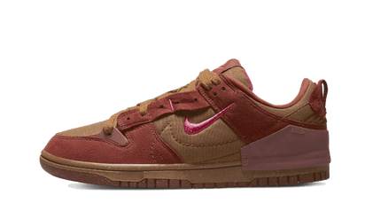 Nike Dunk Low Disrupt 2 Desert Bronze różowy-brązowy - widok główny z boku | Saturaise.com