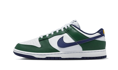 Nike Dunk Low Fir Midnight Navy biały-granatowy - widok główny z boku | Saturaise.com