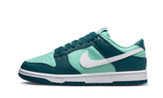 Nike Dunk Low Geode Teal biały-czerwony - widok główny z boku | Saturaise.com