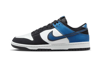 Nike Dunk Low Industrial Blue Sashiko czarny-biały - widok główny z boku | Saturaise.com