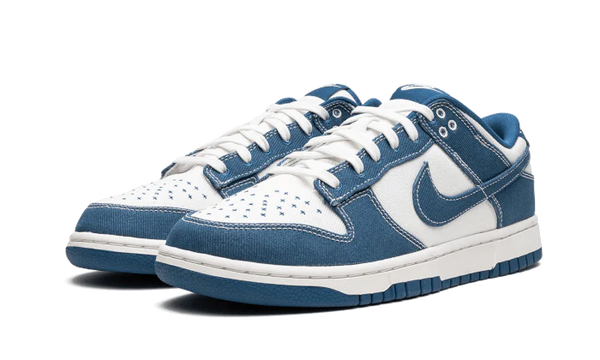 Dunk Low Industrial Blue Sashiko - Kup oryginalne Dunk Low Industrial Blue Sashiko DV0834-101 - widok z drugiego boku - Sneakersy