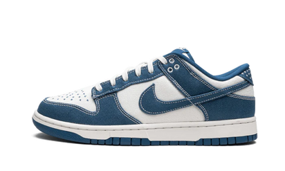 Nike Dunk Low Industrial Blue Sashiko biały-niebieski - widok główny z boku | Saturaise.com