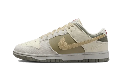 Nike Dunk Low Light Bone Dark Stucco zielony-szary - widok główny z boku | Saturaise.com