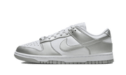 Nike Dunk Low Metallic Silver biały-czerwony - widok główny z boku | Saturaise.com