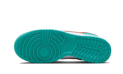 Buty Nike Dunk Low Miami Dolphins - widok z przodu - Rozmiary EU