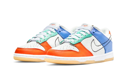 Kup oryginalne Dunk Low Nike 101 DX3363-100 - widok z drugiego boku - Sneakersy