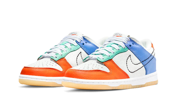 Dunk Low Nike 101 - Kup oryginalne Dunk Low Nike 101 DX3363-100 - widok z drugiego boku - Sneakersy