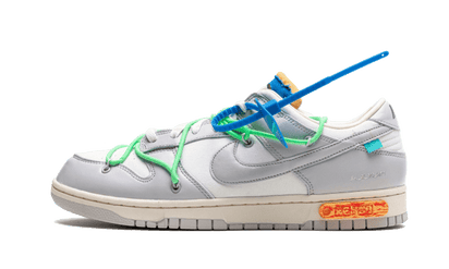 Nike Dunk Low Off-White Lot 26 biało-pomarańczowy - widok główny z boku | Saturaise.com