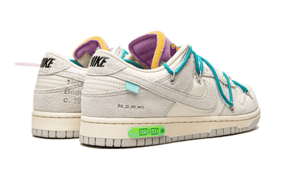 Buty Nike Dunk Low Off-White Lot 36 - widok z przodu - Rozmiary EU