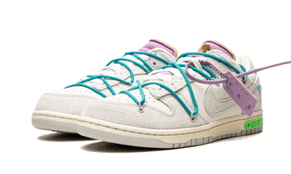 Kup oryginalne Dunk Low Off-White Lot 36 DJ0950-107 - widok z drugiego boku - Sneakersy