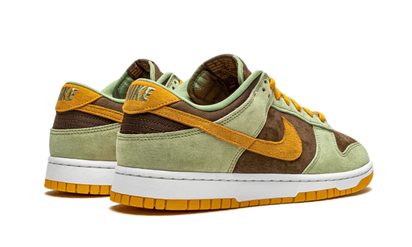 Buty Nike Dunk Low Olive Brown Orange - widok z przodu - Rozmiary EU