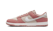 Nike Dunk Low Red Stardust Sanddrift biały-czerwony - widok główny z boku | Saturaise.com