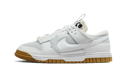 Nike Dunk Low Remastered White Gum biały-czerwony - widok główny z boku | Saturaise.com
